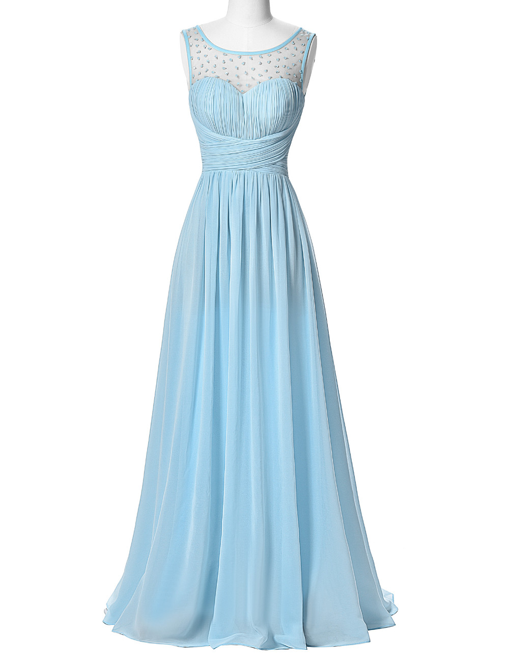 light blue ombre dress